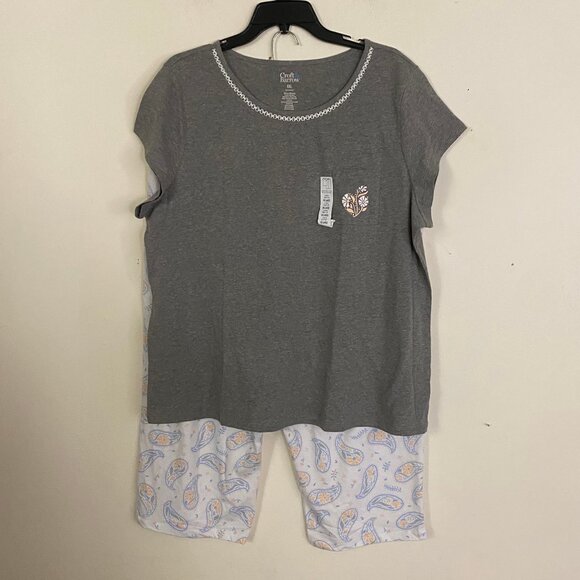 Croft & Barrow Top & Capri Pajama XXL - Picture 4 of 9